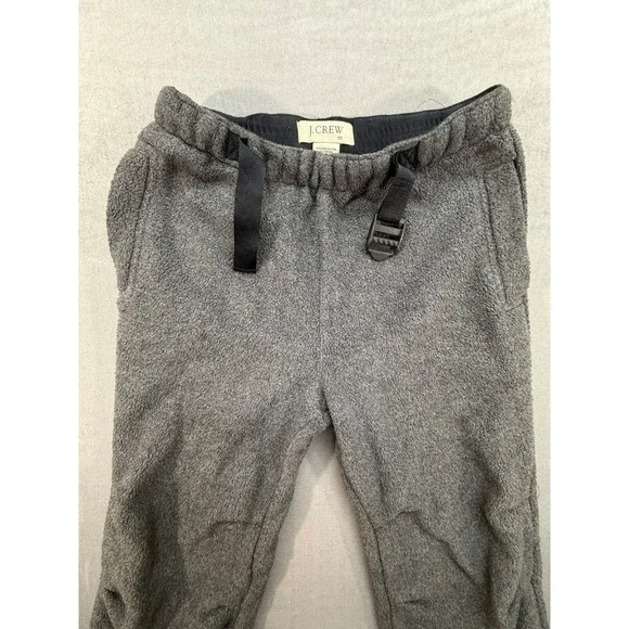 Vintage J.Crew Women Sweatpants Black Polyester Rayon Built in Belt Pockets XS - Picture 2 of 11